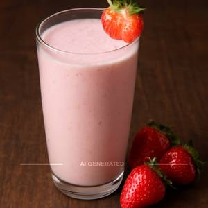 Strawberry lassi