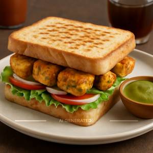 Paneer Tikka Sandwich