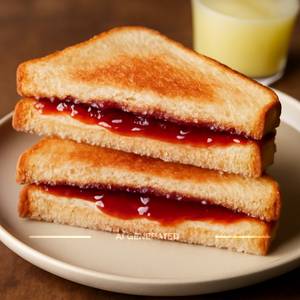 Bread Butter Jam Sandwich