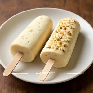 1 Mawa Kulfi + 1 Kaju Badam Kulfi