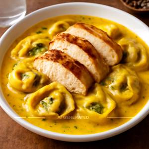 Chicken Tortellini With Mustard Sauce