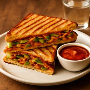Schezwan Grilled Sandwich