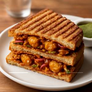 Paneer tikka sandwich