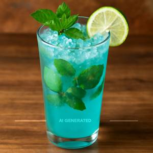 Blue Lagoon Mojito