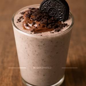 Oreo nutella thick shake