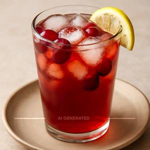 Cranberry ice tea