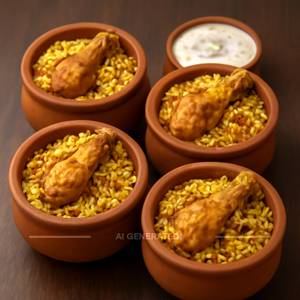 Chicken Matka Biryani (Pack of 4)