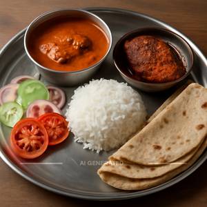 Fish Roast Thali