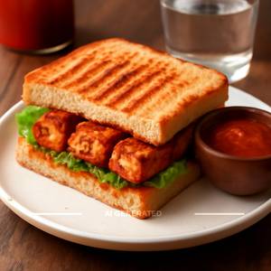 Spicy Paneer Tikka Sandwich