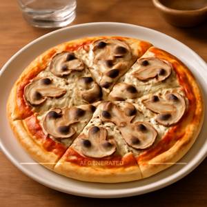 Mushroom Cheese Pizza [7 Inches]