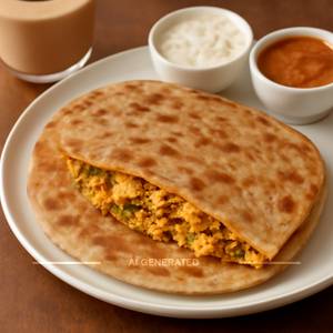 Paneer Stuffed Paratha