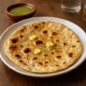 Butter rumali roti