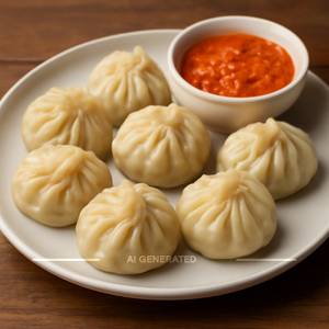 Paneer steamed momos