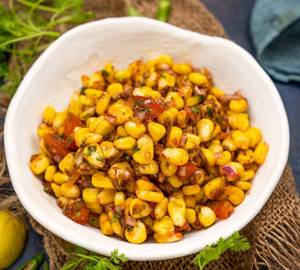 Tawa corn chaat