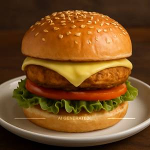 Veg Cheese Paneer Burger