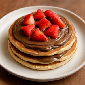 Naughty nutella pancake