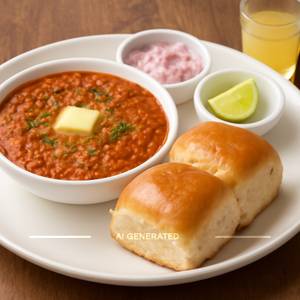 Butter Pav Bhaji