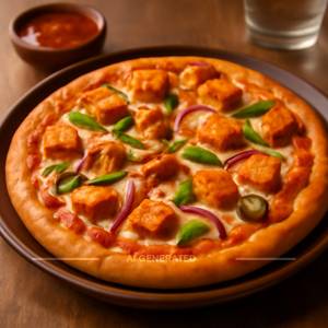 Peri Peri Paneer Pizza