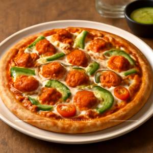 Tandoori tikka pizza