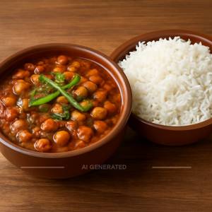 Chole & Rice Combo