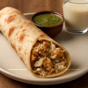 Afghani Soya Chaap Roll
