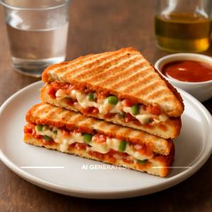 Pizza grilled sandwich