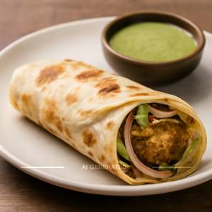 Veg Tikki Wrap