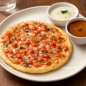 Onion Tomato Uttapam