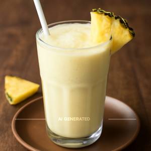 Pineapple milkshake
