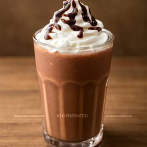 Chocolate milk shake