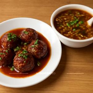 Veg Manchurian+Veg Hot And Sour Soup                                                                          