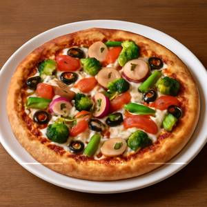 Veg overloaded pizza [7 inch]