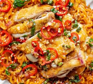 Ramen With Crispy Chicken