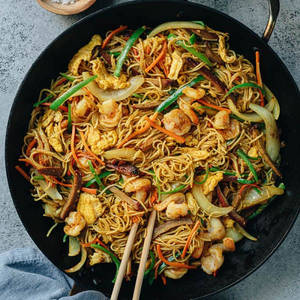 Chicken Singapore Noodles