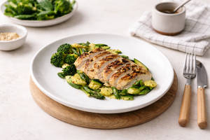 Grilled Chicken With Roasted Vegetable