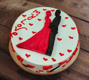 My Love Chocolate Chocochips Anniversary Customize Cake
