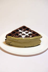 Kunafa Chocolate Waffle