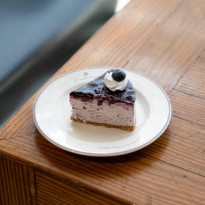 Blueberry Cheese Cake Slice