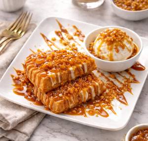 Butterscotch Crunch Waffle + Icecream 150ml