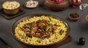 Chicken Kabab Dum Biryani