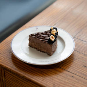Nutella Cheese Cake Slice