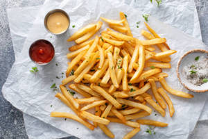 Classic salted fries