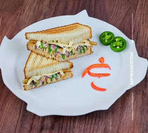 Spicy Corn Cheese Sandwich