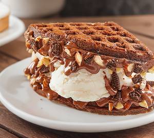 Rocky Road Icecream Waffle