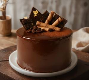 Mini Chocolate Cold Glaze Eggless Cake 250gms