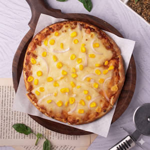 Corn And Onion Pizza