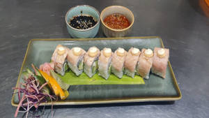 Smoked Salmon Philly Roll