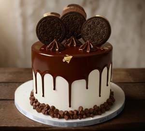 Mini Oreo Dark Chocolate Eggless Cake Cake  250gm