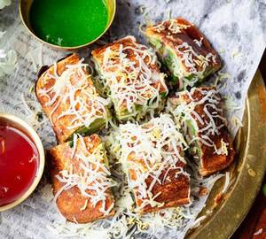 Vegetables Cheese Masala Sandwich