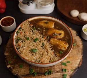 Chilli Paneer Fried Rice Bowl